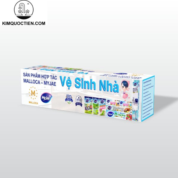 Bộ sản phẩm bộ sản phẩm vệ sinh nhà MALLOCA sở hữu 8 món đáp ứng hoàn hảo cho nhu cầu dọn vệ sinh 