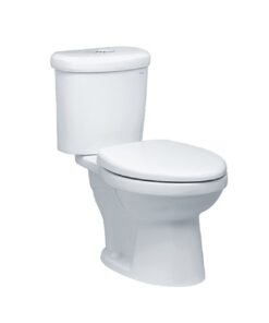 Bồn Cầu CAESAR CT1338 2 Khối Nắp Êm Xả Nhấn 1 Chế Độ