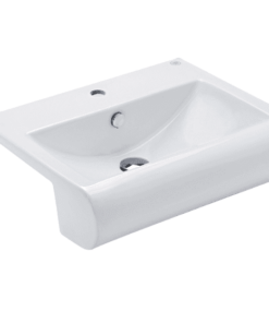 Chậu Rửa Lavabo COTTO C02237 Riviera Bán Âm Bàn Kháng Khuẩn