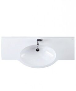 Chậu Rửa Lavabo CAESAR LF5324 Liền Bàn