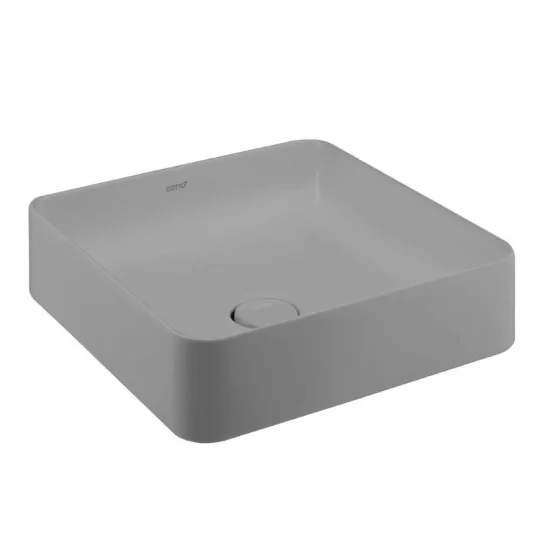 Chậu Rửa Lavabo COTTO C00341 MSL Đặt Bàn Màu Xám