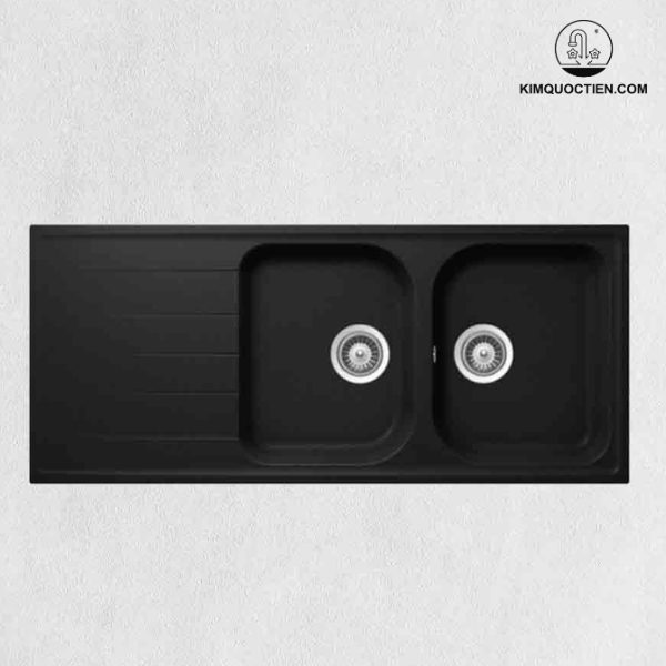 Chậu rửa bát Blancozia 8S Anthracite được làm từ đá nhân tạo SILGRANIT PuraDur® với 80% đá thạch anh, mang đến độ cứng cáp, vẻ đẹp tự nhiên và bề mặt nhám mượt.