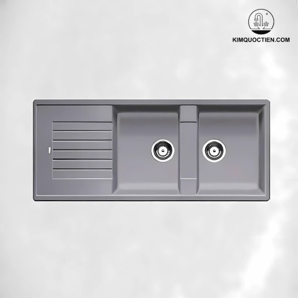 Chậu rửa Blancozia 8S có khả năng đảo chiều, dễ vệ sinh, kích thước lớn, tiện lợi cho mọi không gian bếp.