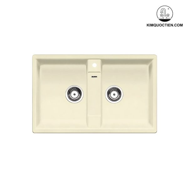 Chậu rửa chén HAFELE Blancozia 9 567.68.649 đá màu kem nổi bật với chất liệu cao cấp, thiết kế vuông vắn sang trọng, hai hố rửa tiện lợi và độ bền vượt trội, mang lại trải nghiệm sử dụng thoải mái và đẳng cấp cho căn bếp.