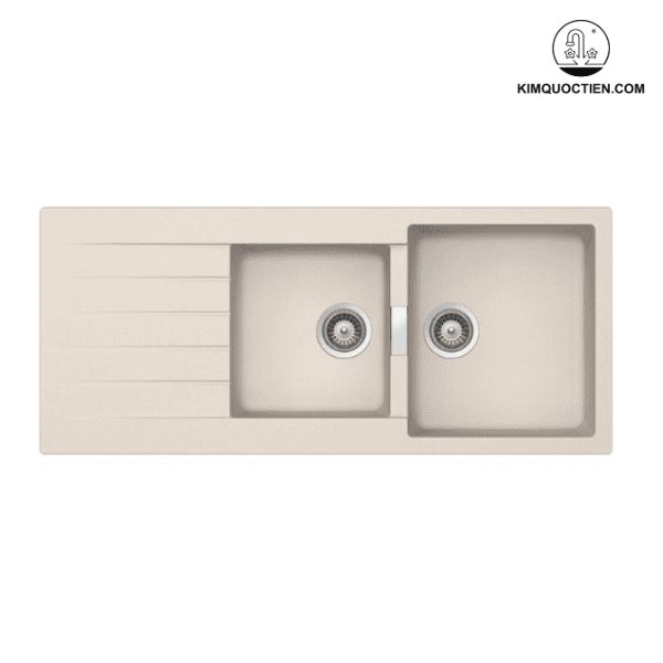 Chậu rửa chén HAFELE Hafele HS-GDD11650 570.35.470 đá màu kem là lựa chọn an toàn và bền bỉ, được làm từ vật liệu cao cấp, không chứa chất độc hại, chống ăn mòn và chịu lực tốt, đảm bảo an toàn thực phẩm cho gia đình.