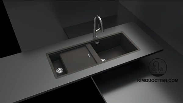 Chậu Rửa Chén HAFELE HS-GDD11446 D-150 570.35.340 Màu Đen sở hữu thiết kế hiện đại