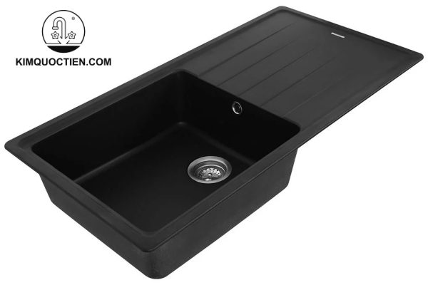 Chậu Rửa Chén HAFELE HS-GSD10050 570.32.330 Đá Màu Đen chính hãng, chống trầy xước tốt