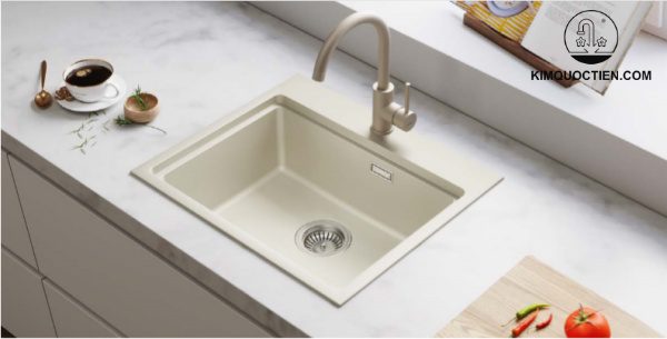 Bồn rửa có thể lắp nổi hoặc lắp âm để tận dụng tối đa không gian bếp nấu