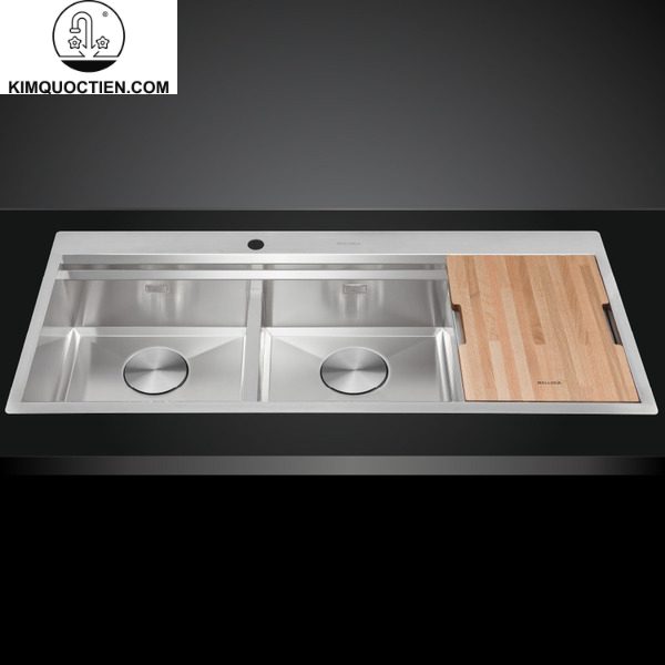 Chậu Slide MS 1162R sang trọng với thép không rỉ 304 dày 1.2mm.