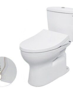 Bồn Cầu TOTO CS300DRE4#W 2 Khối Nắp Rửa Cơ TCW1211A