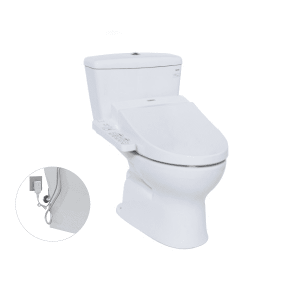 Bồn Cầu Điện Tử TOTO CS300DRW7#W Kèm Nắp Rửa Điện Tử WASHLET Dòng C2 - TCF6631A (220V)