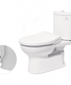 Bồn Cầu TOTO CS325DRE2#W 2 Khối Nắp Rửa Cơ TCW07S