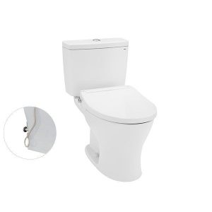Bồn Cầu TOTO CS735DE2#XW 2 Khối Nắp Rửa Cơ TCW07S