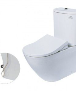 Bồn Cầu TOTO CS761PDE5#XW 2 Khối Nắp Rửa Cơ TCW09S