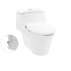 Bồn Cầu TOTO CW823RAE2#W/T53P100VR 1 Khối Nắp Rửa Cơ TCW07S