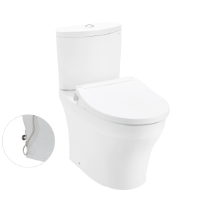 Bồn Cầu TOTO CS838DE2#XW 2 Khối Nắp Rửa Cơ TCW07S