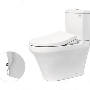 Bồn Cầu TOTO CS948DE4#XW 2 Khối Nắp Rửa Cơ TCW1211A