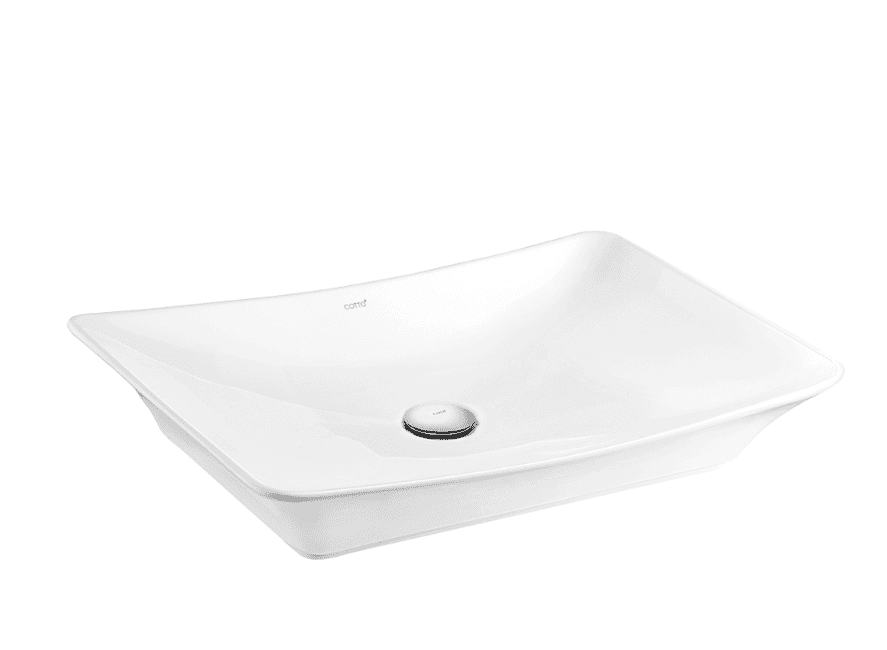 Chậu Rửa Lavabo COTTO C09117 Đặt Bàn Kháng Khuẩn