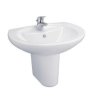Chân Ngắn Lavabo COTTO C420 Gắn Chậu Rửa