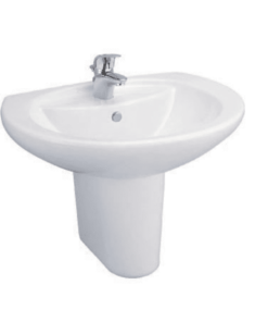 Chân Ngắn Lavabo COTTO C420 Gắn Chậu Rửa
