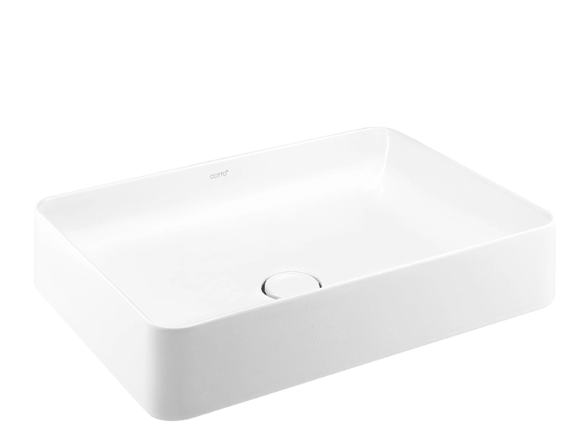 Chậu Rửa Lavabo COTTO C003427 Đặt Bàn Kháng Khuẩn