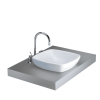 Chậu Rửa Lavabo COTTO C0003 Đặt Bàn