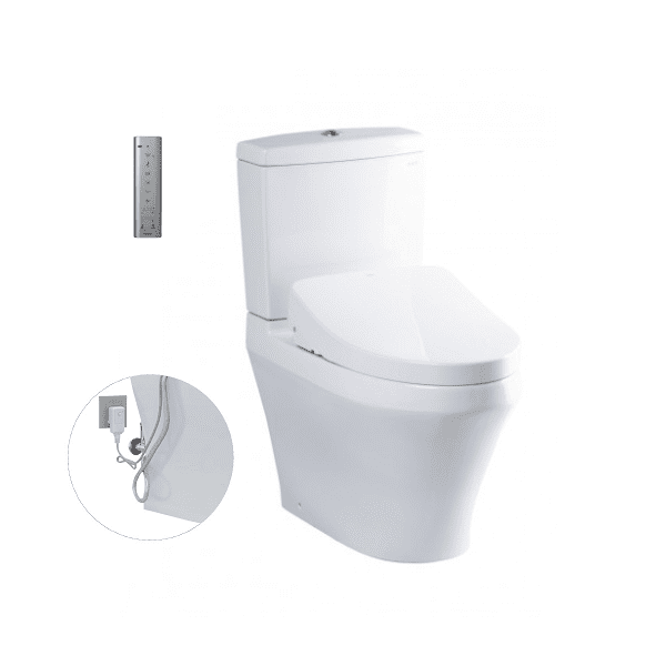 Bồn Cầu Điện Tử TOTO CS945DNW11#XW Kèm Nắp Rửa Điện Tử WASHLET Dòng S7 - TCF4911Z (220V)