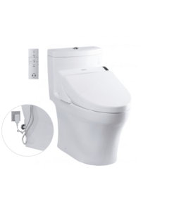 Bồn Cầu Điện Tử TOTO MS889DRW6#XW Kèm Nắp Rửa Điện Tử WASHLET Dòng C5 - TCF6531Z (220V)