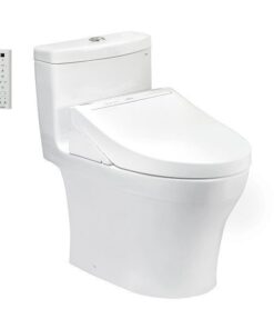 Bồn Cầu Điện Tử TOTO MS889CDRW15#XW Kèm Nắp Rửa Điện Tử WASHLET (Loại Giấu Dây) Dòng C5 - TCF24460AAA (220V)
