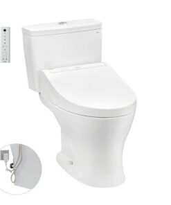 Bồn Cầu Điện Tử TOTO CS735DW14#XW Kèm Nắp Rửa Điện Tử WASHLET Dòng C5 - TCF24410AAA (220V)