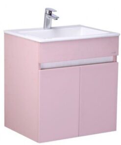 "Bộ Tủ Cabinet CAESAR LF5017/EH05017APV Kèm Lavabo Màu Hồng "