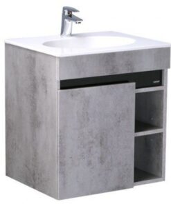 "Bộ Tủ Cabinet CAESAR LF5024/EH05024ASV Kèm Lavabo Màu Xám "