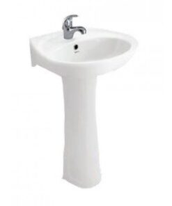 Lavabo VIGLACERA BS409/VI1T Treo Tường Kèm Chân Dài