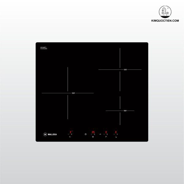 Bếp kính âm 3 từ Malloca MI 593 BN