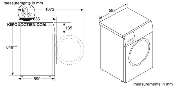 Máy giặt Bosch Serie 6 WGG234E0SG 