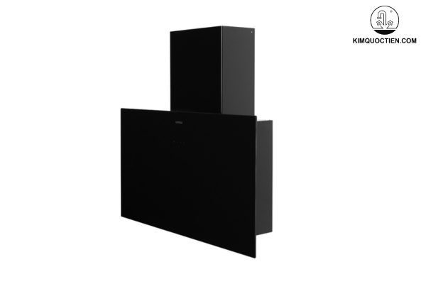 Thiết kế chữ T sang trọng và hiện đại cùng với mặt kính đen toàn phần, tạo điểm nhấn nổi bật cho không gian căn bếp của gia đình