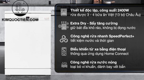 máy rửa chén Bosch SMS4HAW48E