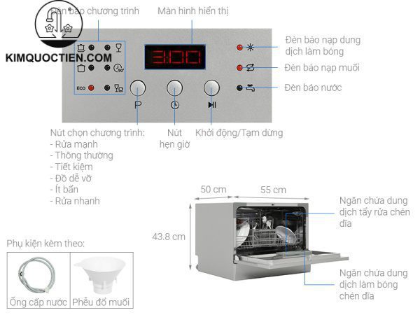 Máy Rửa Chén HAFELE 538.21.190