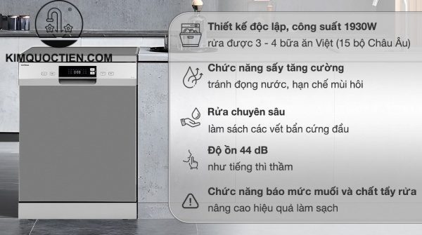 Máy rửa chén Hafele HDW-F60E