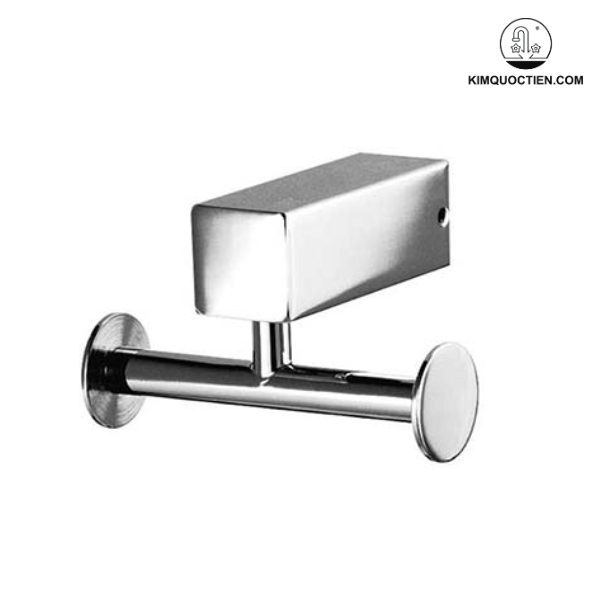 Móc áo đôi COTTO CT880(HM) Square tiện lợi, chất liệu đồng thau cao cấp, mang đến sự gọn gàng cho phòng tắm.