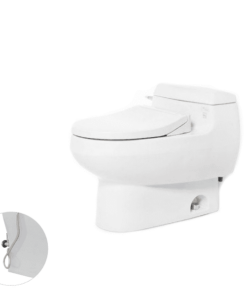 Bồn Cầu TOTO MS688E2#XW 1 Khối Nắp Rửa Cơ TCW07S