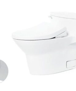 Bồn Cầu TOTO MS904E4#XW 1 Khối Nắp Rửa Cơ TCW1211A