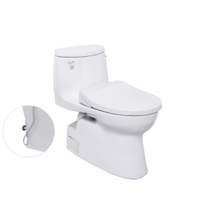 Bồn Cầu TOTO MS905E2#XW 1 Khối Nắp Rửa Cơ TCW07S