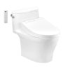 Bồn Cầu Điện Tử TOTO MS887CRW15#XW Kèm Nắp Rửa Điện Tử WASHLET Dòng C5 - TCF24460AAA (220V)