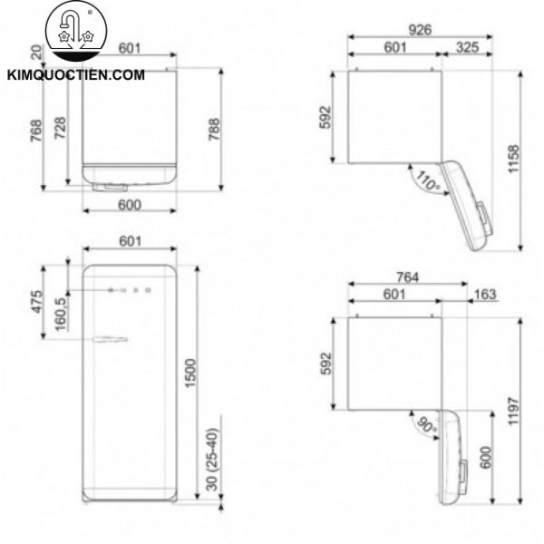 SMEG FAB28RBL5 535.14.611