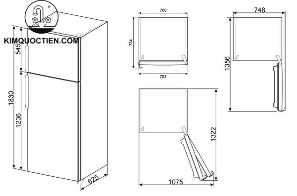 SMEG FD70FN1HX 535.14.593