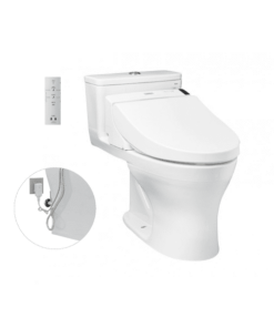 Bồn Cầu Điện Tử TOTO MS855DW6#XW Kèm Nắp Rửa Điện Tử WASHLET Dòng C5 - TCF6531Z (220V)