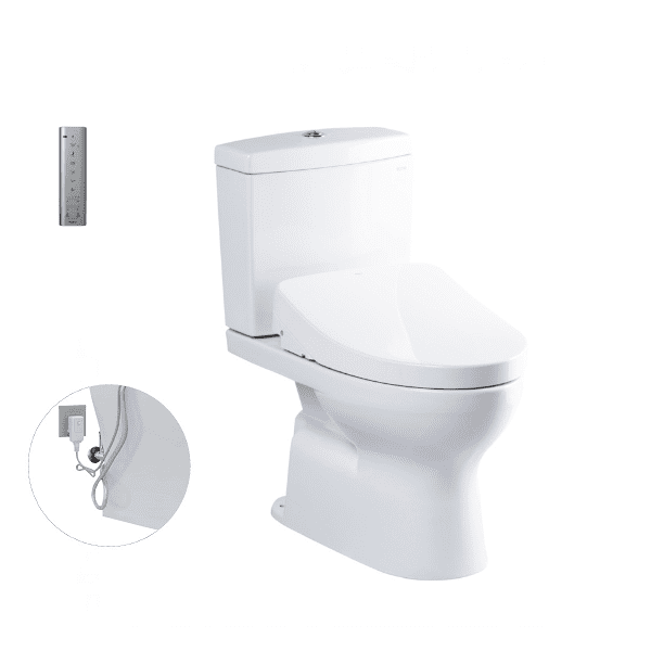 Bồn Cầu Điện Tử TOTO CS320DRW11#W Kèm Nắp Rửa Điện Tử WASHLET Dòng S7 - TCF4911Z (220V)
