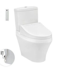 Bồn Cầu Điện Tử TOTO CS948DW14#XW Kèm Nắp Rửa Điện Tử WASHLET Dòng C5 - TCF24410AAA (220V)