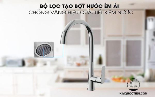 Vòi Chậu Rửa Chén MALLOCA K77C Nóng Lạnh